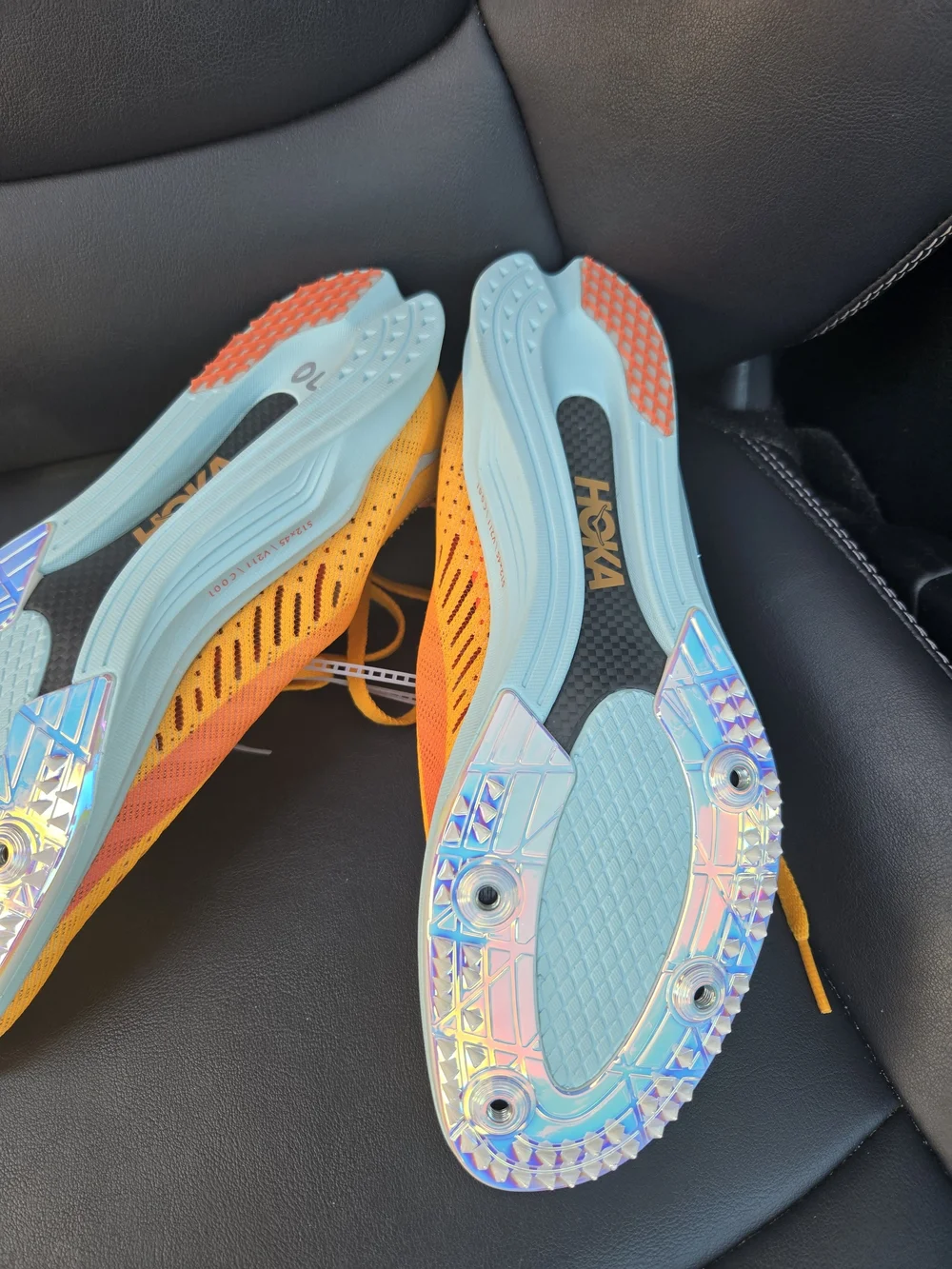 Hoka Orange Women's Track Shoes